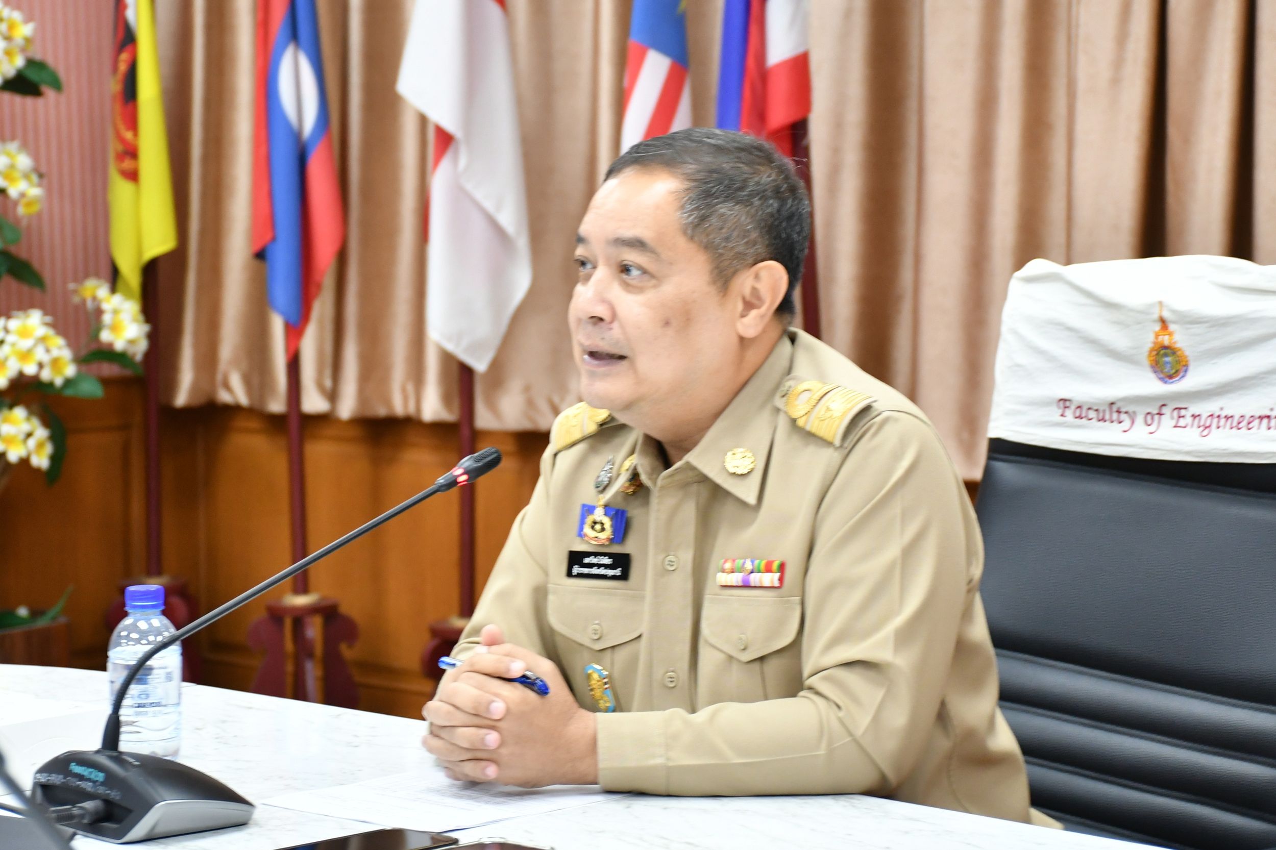 ต้อนรับคณะตรวจเยี่ยมนักศึกษาทุน